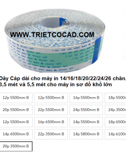 Dây cáp truyền tín hiệu máy in sơ đồ
